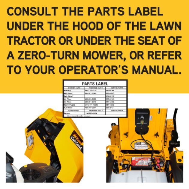High-Lift Blade Set For 46-inch Cutting Decks